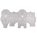 Miniatyrbild 1 av 5: Söt spetsgodisbox i metall, stansformar, utsökt scrapbooking präglingsmall