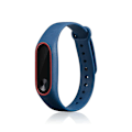 Miniatyrbilde 5 av 5: Svettebestandig armbåndsrem for Mi Band 2 tofarget justerbare silikonbånd