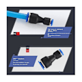 Miniatyrbillede 4 af 5: 100 stk. Lot Pg4-6mm 6-8mm 6-10mm Pneumatisk Fitting Til Lige Fittings Plast Hurtigkobling