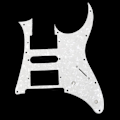 Miniatyrbild 2 av 5: 3-lagers gitarr plektrumskydd skrap platta för Rg 350 Dx