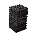 Miniatyrbild 1 av 5: 12-pack självhäftande ljudisoleringsskumpaneler, högdensitetsskum för ljudisolering, äggformade ljudpaneler - 2x12x12 tum