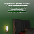 Miniatyrbild 4 av 5: Luftrenare med smart sensor, LED-display, negativ jongenerator - Avlägsnar rök och formaldehyd - 100-240V EU-kontakt