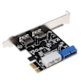 Pikkukuva 3 / 5: Usb3.0 X2 Pci-e -laajennuskortti, ulkoinen 19-pin Pcie -kortti, 4-pin Ide -virtalähde