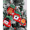Miniatyrbild 2 av 4: Mini Julstrumpor 4 Stycken 3d Julstrumpa Present Godispåse Kompatibel Med Barnfest Jul T