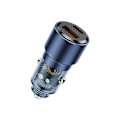 Miniatyrbillede 2 af 5: Transparent biloplader Ac biltelefonoplader 95w hurtigopladning Qc3.0 Scp 3a Pd opladning biloplader(