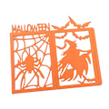 Miniatyrbillede 3 af 5: Halloween Edderkop Web Metal Skæredør Stencil Diy Scrapbooking Album Papirkort Skabelon Form Embossing Craft Dekor