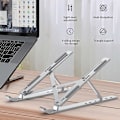Miniatyrbillede 3 af 5: Foldbar Justerbar Laptop Stativ Holder Til Macbook Pro Aluminium Laptop Riser Foldbar