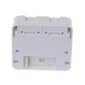 Pikkukuva 5 / 5: Työpöydän Jb kaksoisporttipaneeli Ethernet-kaapeliliitäntärasia 2 Cat6-moduulilla