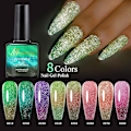 Miniatyrbild 2 av 5: Nagelkonst UV-gellack Glitter Temperaturförändrande Färg Gellack Aurora