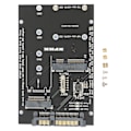 Miniatyrbilde 1 av 5: For M.2 Ngff B-key & Msata Ssd Til 2.5inch Sata 3.0 Adapter Converter