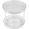 Pikkukuva 1 / 4: Levypöytäjärjestäjä, 2-tasoinen Lazy Susan -kaapin järjestäjä, levypöytä maustehylly keittiökaappiin, Lazy Susan -levypöytä mausteiden säilytykseen ruokakomeroon, setti
