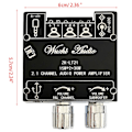 Miniatyrbillede 5 af 5: Dc9~24v Digital Power Amplifier Board Preamplifier Dele Stereo Forstærker