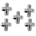 Miniatyrbillede 2 af 5: Tripod Skrue Holdbar Premium Høj Kvalitet Robust Adapter Tripod Skrue Til Tripod Kamera (5 Stykker, Sølv)