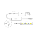 Miniatyrbild 4 av 5: Rf Fjärrkontroll Led Dimmer Dc5v-24v Ljusstyrka Justering 14-tangent Dimbar Anslutningsbrytare För