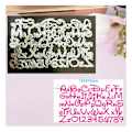 Miniatyrbilde 2 av 5: Bokstaver Nummer Metallskjærende Stanser Stencil Diy Scrapbooking Album Papirkort Mal Embossing Håndverk Dekorasjon