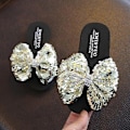 Miniatyrbillede 1 af 5: Jwl-princess sko flade sandaler strand slippers bløde slip beige eu 34