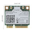 Miniatyrbillede 4 af 5: Dual Band 2.4G/5G til Intel Wireless Notwork Card 7260 7260NB 7260HMW til NB PCI