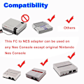 Miniatyrbild 3 av 5: För Famicom För Fc 60 Pin Till 72 Pin Nes Konsolsystem  Spelkort Konverter
