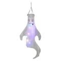 Miniatyrbilde 1 av 2: Smilende Spøkelse 3D Vindstrømpe Halloween Hjemmedekor Hjemmeposedekorasjon Flat