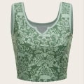 Miniatyrbilde 1 av 5: Y2k Grunge Skalleprint Cami Topp, Y2k V-Hals Ermeløs Løstsittende Tanktopp, Kvinneklær