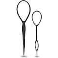 Miniatyrbillede 3 af 4: Hår Fletning Tilbehør Hestehale Styling Maker Clip Fransk Fletning Værktøj Magic Topsy Tail Loop Hår Kit Til Kvinder Piger (sort) 10stk)