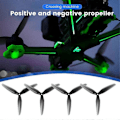 Miniatyrbillede 3 af 5: 4 Par 7X4X3 7040 3-Bladet PC Propeller til RC FPV Freestyle 7 Tommer Lang Rækkevidde LR7 Cinelifter Dr