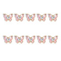 Miniatyrbillede 1 af 5: 10 stk. Luksus 3D Zirkon Negle Krystal Kunsthåndværk Rhinestones Charms Negle Diamanter Style 2385