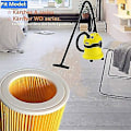 Miniatyrbillede 5 af 5: Vaskbare filtre til Karcher WD2 WD3 WD3.200 WD3300 støvsuger, Karcher Filter A-serie våde og tørre filtre 2 par