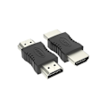 Miniatyrbillede 1 af 5: 2 stk./sæt Han til Han -kompatibel Standard Interface Kobling Forlænger Konverter til Laptop Projekt
