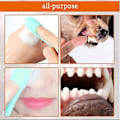 Miniatyrbilde 4 av 5: Pet Brush, Dobbeltsidig Kam For Katter Og Hunder Silicone brush set of 4