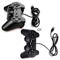 Miniatyrbild 1 av 5: Trådbunden USB 2.0-spelkontroll Gamepad Joypad Laptop PC-datortillbehör