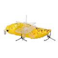 Miniatyrbillede 3 af 5: 7,5 cm Y238-8 Bionisk Cikade Form Hard Fisk Lokkemad med Roterende Spinn Propeller Treble Krog