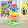 Miniatyrbillede 3 af 5: Farverige Gyro Stacking Toys Spinning Table Party Games Educational Interactive Board Game Toy