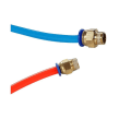 Miniatyrbilde 1 av 5: Pc Pneumatisk Luft 10mm 8mm 12mm 6mm 4mm Slange 1/4in Bsp 1/2in 1/8in 3/8in Hanngevinde Luftnippel Quic