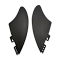 Miniatyrbillede 2 af 5: Dobbelt Tabs 2stk/sæt Enkelt Tabs Køl Finne Twin Finner I Surfing Nylon Finner Surf Vandsport Surf Tilbehør