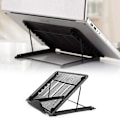 Miniatyrbilde 2 av 5: 6 Høydejusterbar Bærbar PC Tablet Stativ Brakett Sammenleggbar Laptop Holder
