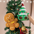 Pikkukuva 2 / 9: Joulupukki-sarjan pehmolelut Joulukoristelahjat Joulukuusi Piparkakkumies Uudet Nuket gingerbread man 40cm/0.24kg