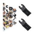 Miniatyrbild 2 av 5: 55 st Oscillationssågblad, Universella Multiverktygsblad För Trä Plast Metall, Snabbfäste Mul
