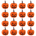 Miniatyrbilde 1 av 5: 16 stk Halloween Miniatyr Gresskar Figurer Mini Skum Gresskar Modell Ornament