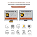 Miniatyrbilde 4 av 5: 4,37 tommers E-papir E-blekkskjermmodul 512x368 for Spi Lcd-skjermmodul B
