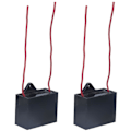 Miniatyrbillede 4 af 5: CBB61 loftsventilator kondensator 2 ledning 25UF 250VAC med 14cm ledningslængde, startkomponent (2stk)