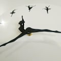 Miniatyrbild 3 av 5: Kreativ väggklocka dekor balettdansös modern väggklocka balett dans klocka