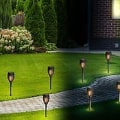 Miniatyrbillede 3 af 5: X Solar LED-lanterner I IP44 I Automatisk tænd/sluk I LED-havelampe I Flammelys I Solcellelys