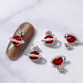 Miniatyrbillede 4 af 5: Qqdd Negle Rhinestones Charms, 3d Planet Design Neglekunst Legering Gem Rhinestones, Neglestifter Gem Krystaller Manicure Smykker, Neglekunst Dekorationer Manicure