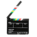Pikkukuva 3 / 5: Ammattimainen elokuvafilmin clapperboard 30x25CM - Ohjaajan video-kohtaus-toimintatyökalu