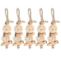 Miniatyrbilde 1 av 5: Applewood Bitten Rattan Ball Pet Toy for Parrots and Hamsters - Grinding Rope and String Plaything