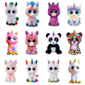 Pikkukuva 2 / 10: Suuret Silmät Pehmolelu Eläin Tyttömäinen Sydän Yksisarvinen Nuken Riie Nuken Joulu Lapset Lahja unicorn chihuahua (random color) about 15cm