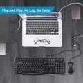 Miniatyrbild 5 av 5: Multi USB-splitter 5gbps 7 portar USB-expander USB 3.0 HUB Dock Adapter Port Multipel