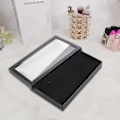 Miniatyrbillede 4 af 5: 36 Slots Smykkeskrin Ringopbevaring Øreringe Display Box Smykke Organizer Holder Transparent Vindue