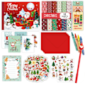 Miniatyrbilde 2 av 5: Jule-DIY-dagboksett Nyttårsgave Skrapbok Barne-dagboksett Amazon sh028 christmas diary set